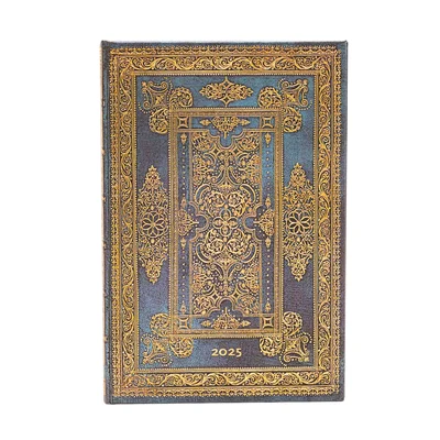 Paperblanks Planner Blue Luxe, Mini, Verso, hard cover, 80 sheets, for 2025
