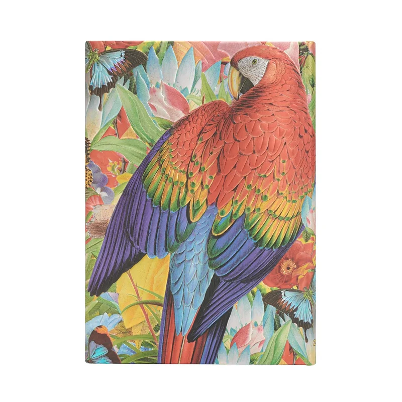 Paperblanks Planner Tropical Garden, Midi, Verso, hard cover, 80 sheets, for 2025