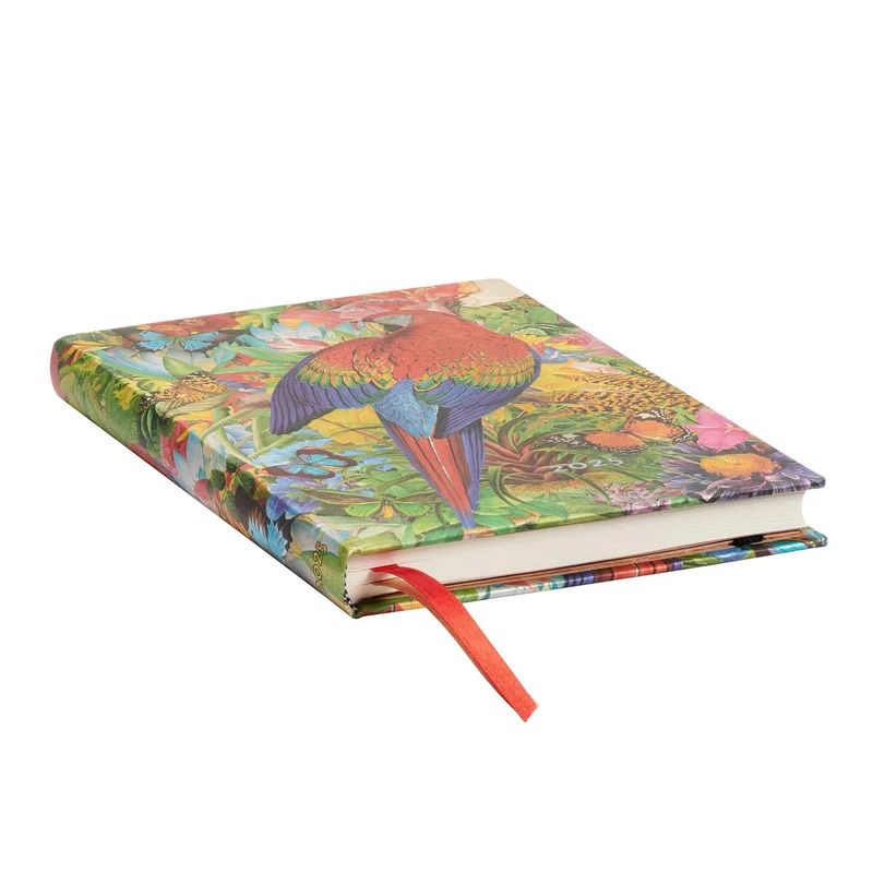 Paperblanks Planner Tropical Garden, Midi, Verso, hard cover, 80 sheets, for 2025