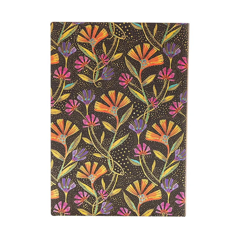 Paperblanks Planner Wild Flowers, Midi, 1 day per page, softcover, 216 sheets, for 2025
