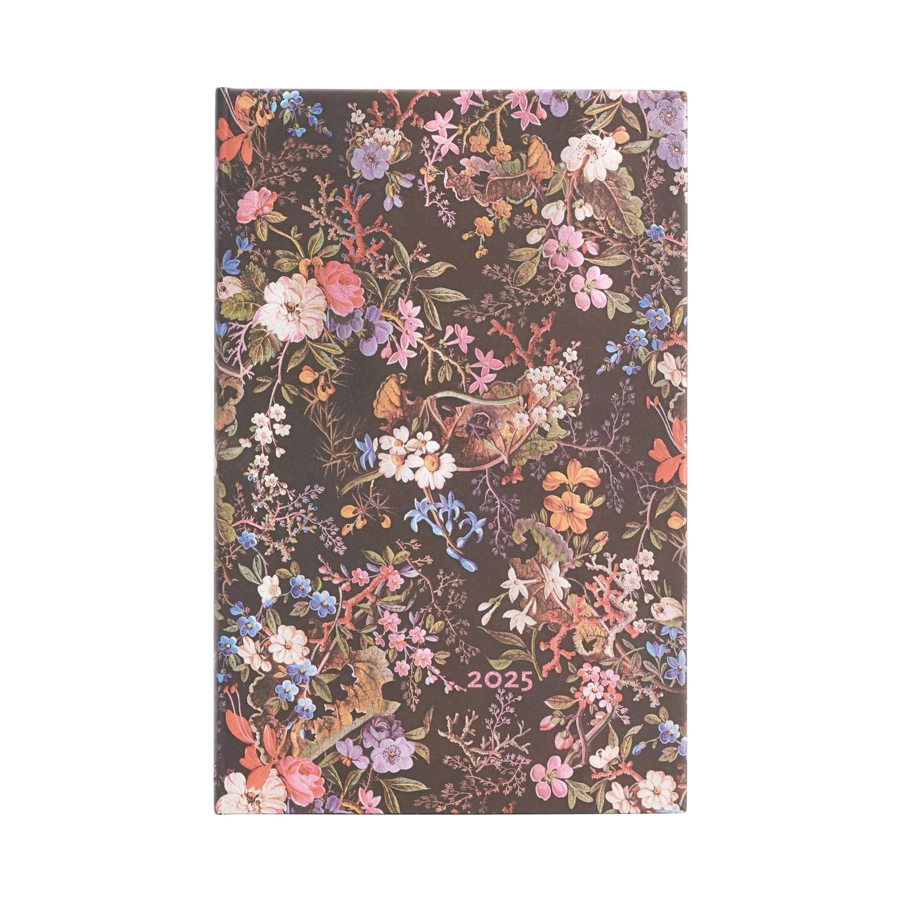 Paperblanks Planner Floralia, Maxi, horizontal, hardcover, 80 sheets, for 2025