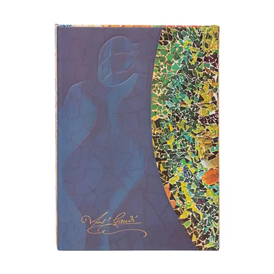 Paperblanks Notebook Gaudi’s Sun, Midi, wide ruled, hardcover, 72 sheets