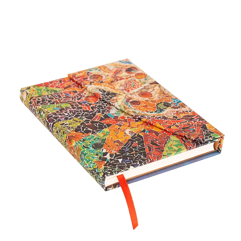 Paperblanks Notebook Gaudi’s Sun, Midi, wide ruled, hardcover, 72 sheets