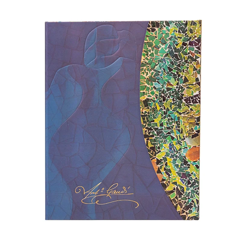 Paperblanks Notebook Gaudi's Sun, Ultra, wide ruled, hard cover, 72 sheets