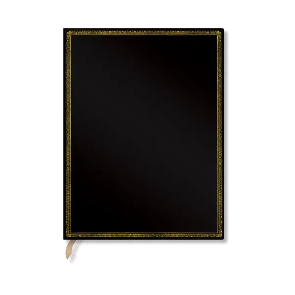 Paperblanks Notebook Black Edition, Ultra, wide ruled, hard cover, 72 sheets