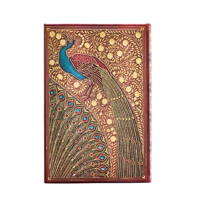 Paperblanks Тефтер Hafiz's Peacocks, Mini, твърда корица, 88 листа