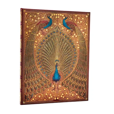 Paperblanks Notebook Hafiz's Peacocks, Ultra, hardcover, 72 sheets