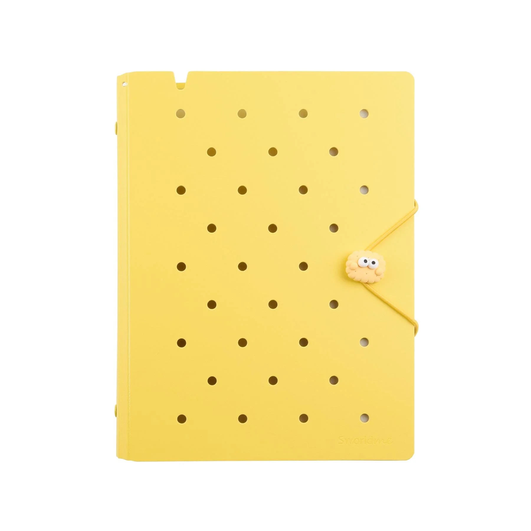 Sworld Notebook ME, A5, 6 rings, elastic, blank pages, 40 sheets, yellow