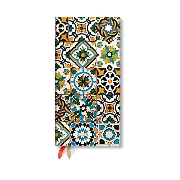 Paperblanks Планер Porto, Slim, хоризонтален, твърда корица, 80 листа, за 2026 година