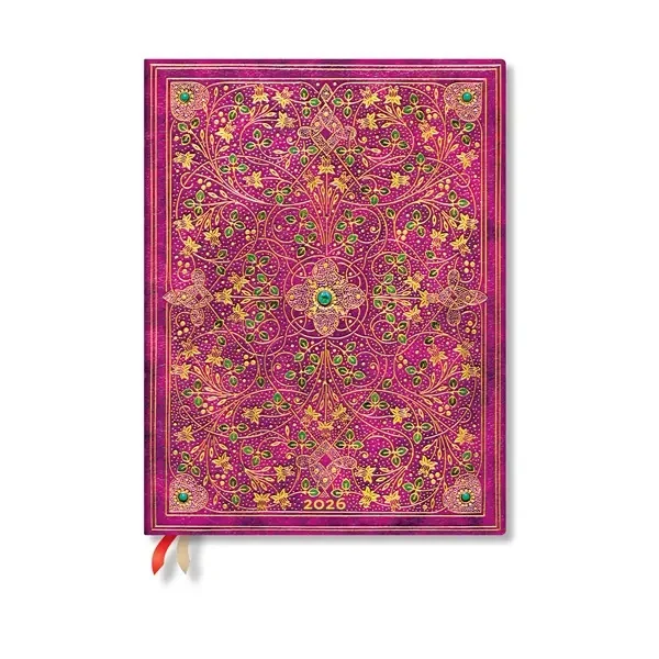 Paperblanks Планер Diamond Jubilee, Ultra, хоризонтален, твърда корица, 80 листа, за 2026 година