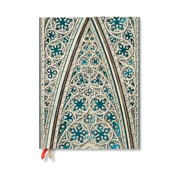 Paperblanks Planner Vault of the Milan Cathedral, Ultra, Vertical, Hardcover, 80 Sheets, for 2026