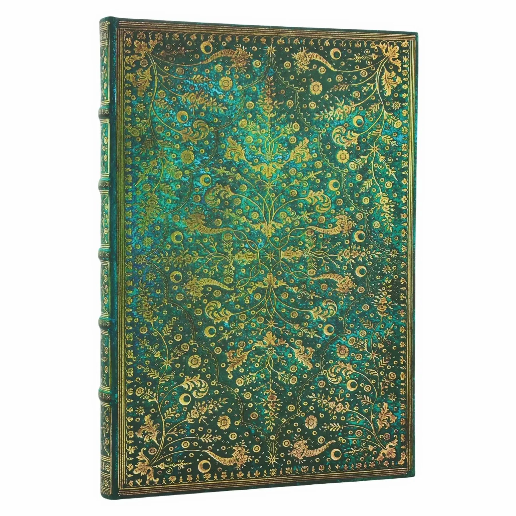 Paperblanks Journal Emerald Flower Grande, unruled, hardcover, 120 sheets