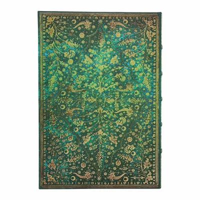 Paperblanks Journal Emerald Flower Grande, unruled, hardcover, 120 sheets