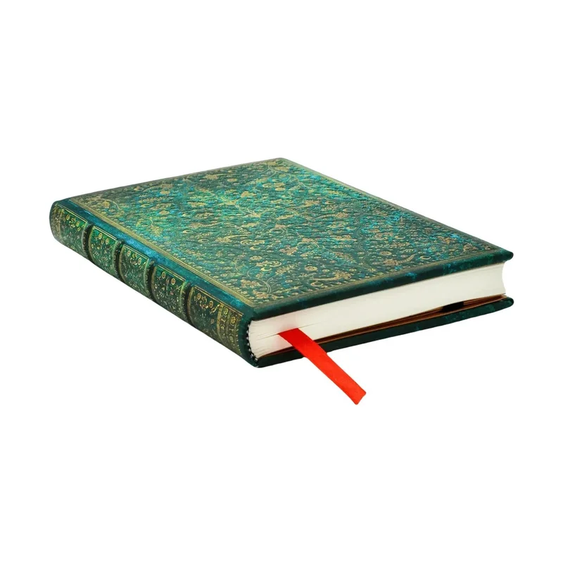 Paperblanks Journal Emerald Flower, Mini, unruled, hardcover, 88 sheets