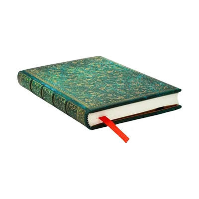 Paperblanks Journal Emerald Flower, Mini, unruled, hardcover, 88 sheets