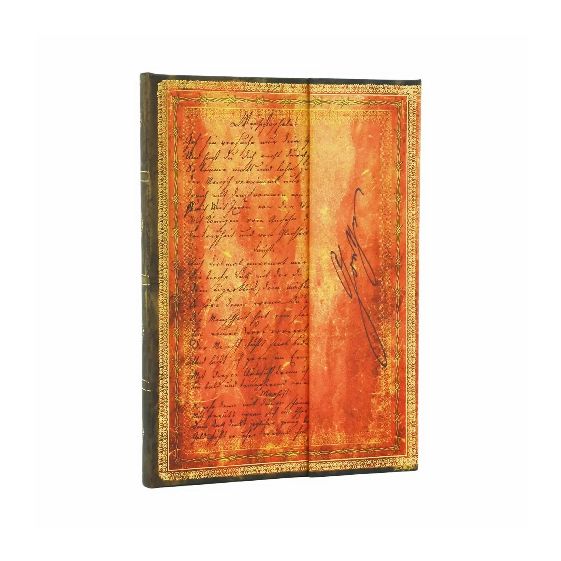 Paperblanks Тефтер Goethe Faust, Midi, широки редове, твърда корица, 72 листа