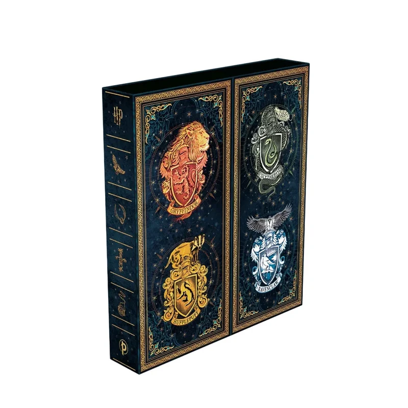 Paperblanks Подаръчен комплект Gryffindor, тефтер Midi, книгоразделител и молив