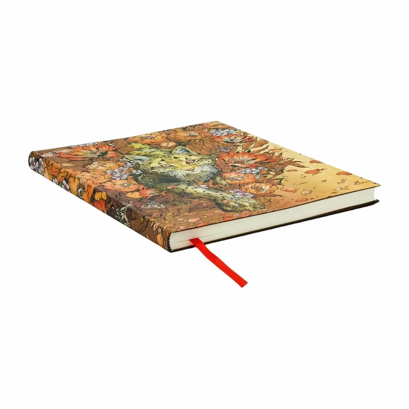 Paperblanks Journal Lynx Rising, Ultra, softcover, wide ruled, 88 sheets