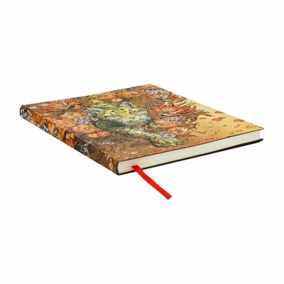 Paperblanks Journal Lynx Rising, Ultra, softcover, wide ruled, 88 sheets