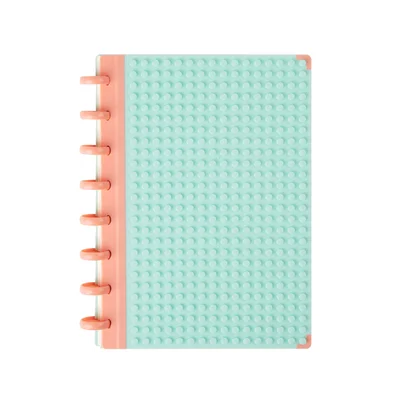 Sworld Block notebook, B5, spiral-bound, wide ruled, 80 sheets, green