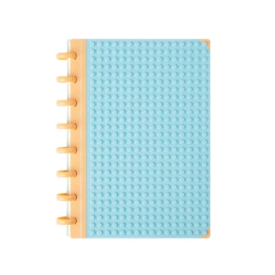 Sworld Block notebook, B5, spiral-bound, wide ruled, 80 sheets, blue
