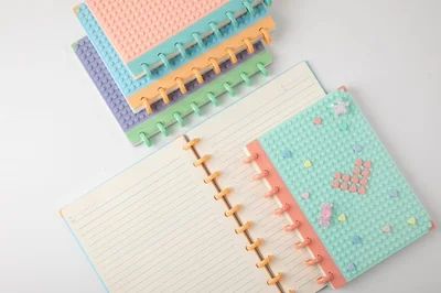 Sworld Block notebook, B5, spiral-bound, wide ruled, 80 sheets, blue