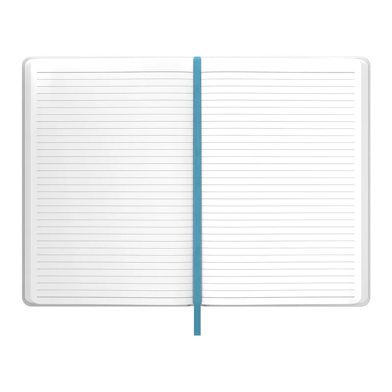 Art Pioneer Notepad, A5, hardcover, with elastic band, 96 sheets, blue