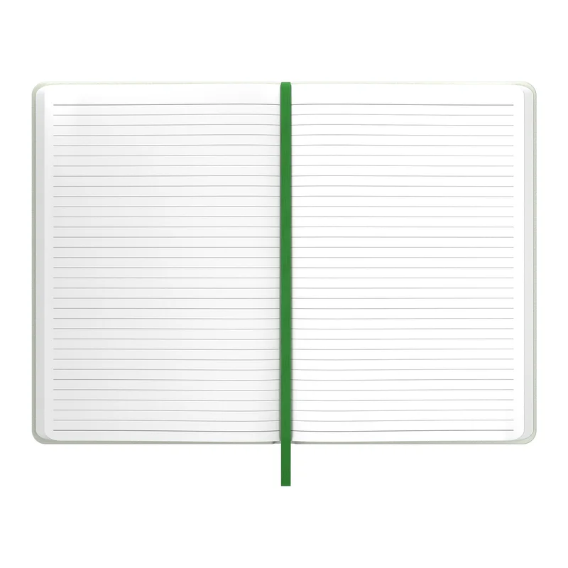 Art Pioneer Notepad, A5, hardcover, with elastic band, 96 sheets, green