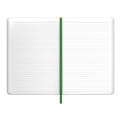 Art Pioneer Notepad, A5, hardcover, with elastic band, 96 sheets, green