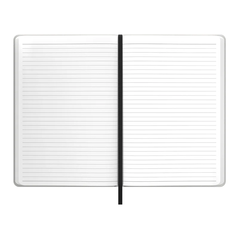 Art Pioneer Notepad, A5, hardcover, with elastic band, 96 sheets, black