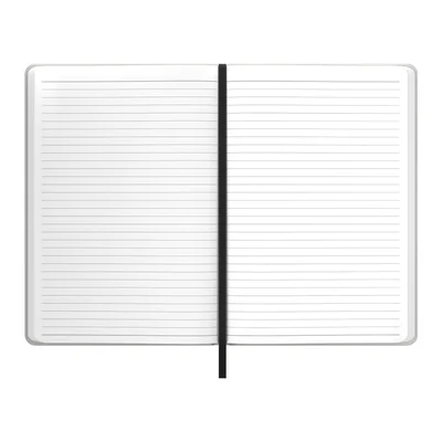 Art Pioneer Notepad, A5, hardcover, with elastic band, 96 sheets, black