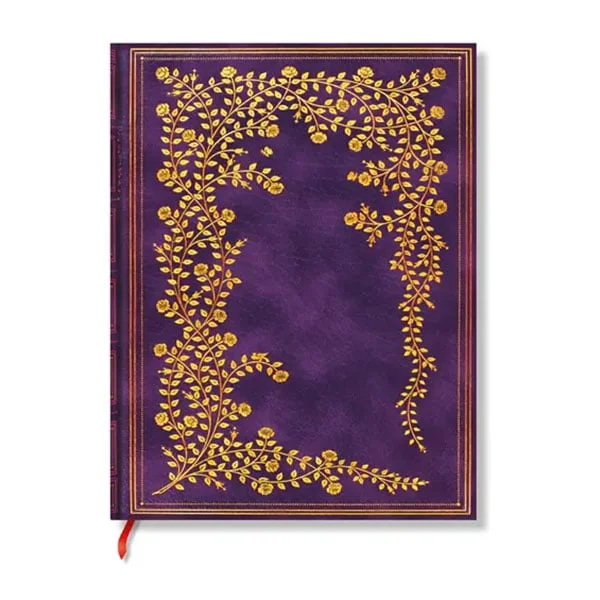 Paperblanks New York Rose Notebook, Ultra, wide ruled, softcover, 88 sheets