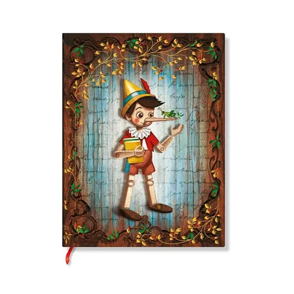 Paperblanks Pinocchio Notebook, Midi, hardcover, 72 sheets