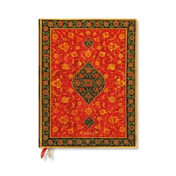 Paperblanks Планер Layla, Ultra, вертикален, твърда корица, 88 листа, за 2027 година