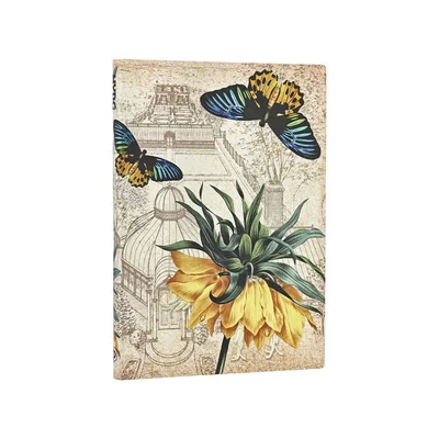 PAPERBLANKS GOLDEN FRITILLARIA MIDI SOFTCOVER NOTEBOOK 88 SHEETS RULED