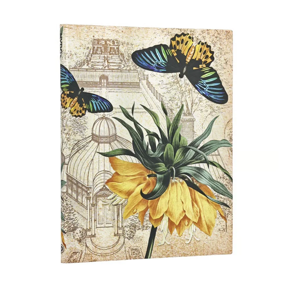 PAPERBLANKS GOLDEN FRITILLARIA ULTRA SOFTCOVER NOTEBOOK 88 SHEETS PLAIN