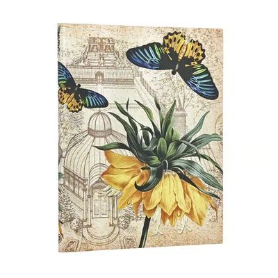 PAPERBLANKS GOLDEN FRITILLARIA ULTRA SOFTCOVER NOTEBOOK 88 SHEETS PLAIN