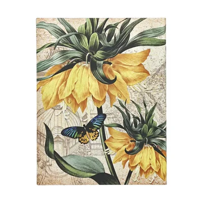 PAPERBLANKS GOLDEN FRITILLARIA ULTRA SOFTCOVER NOTEBOOK 88 SHEETS PLAIN