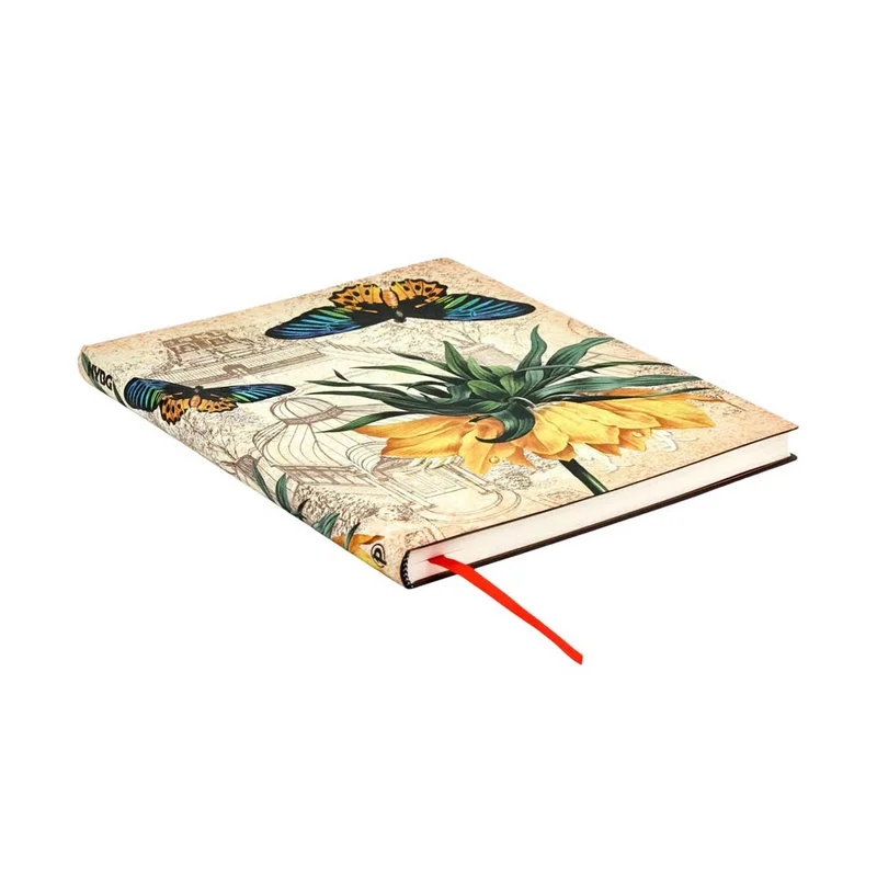 PAPERBLANKS GOLDEN FRITILLARIA ULTRA SOFTCOVER NOTEBOOK 88 SHEETS PLAIN