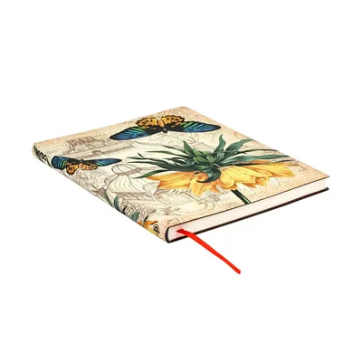 PAPERBLANKS GOLDEN FRITILLARIA ULTRA SOFTCOVER NOTEBOOK 88 SHEETS RULED