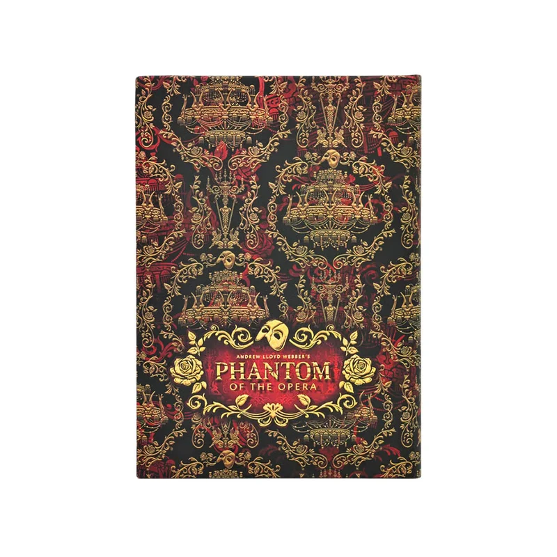 PAPERBLANKS MASKED MELODY MIDI HARDCOVER NOTEBOOK 72 SHEETS RULED
