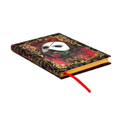 PAPERBLANKS MASKED MELODY MIDI HARDCOVER NOTEBOOK 72 SHEETS RULED