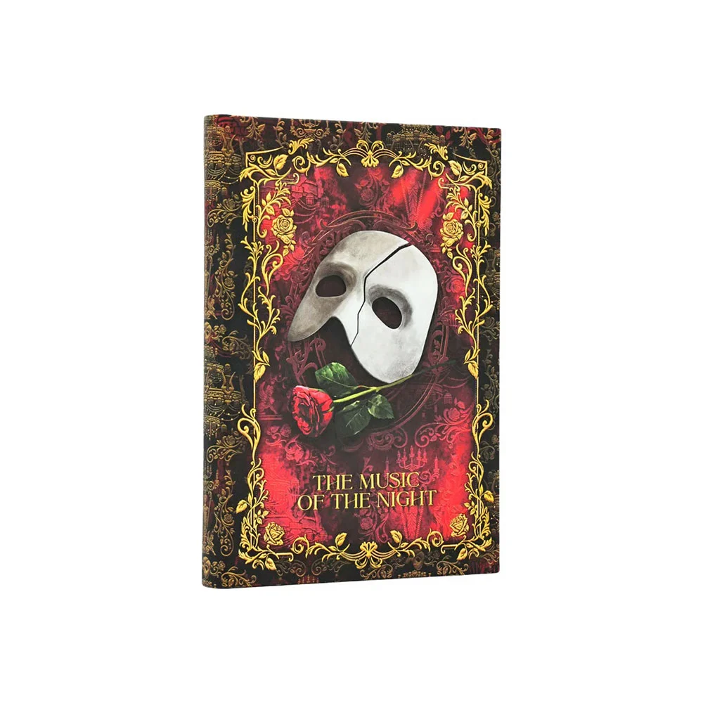 PAPERBLANKS MASKED MELODY MINI HARDCOVER NOTEBOOK 88 SHEETS RULED