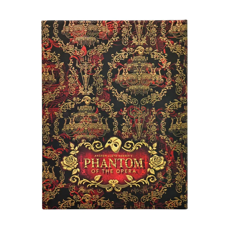 PAPERBLANKS MASKED MELODY ULTRA HARDCOVER NOTEBOOK 72 SHEETS RULED