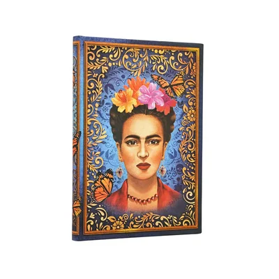PAPERBLANKS VIVA FRIDA MIDI HARDCOVER NOTEBOOK 72 SHEETS PLAIN