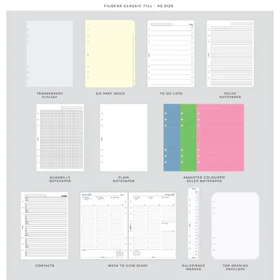 Filofax Organizer Saffiano, A5, aqua