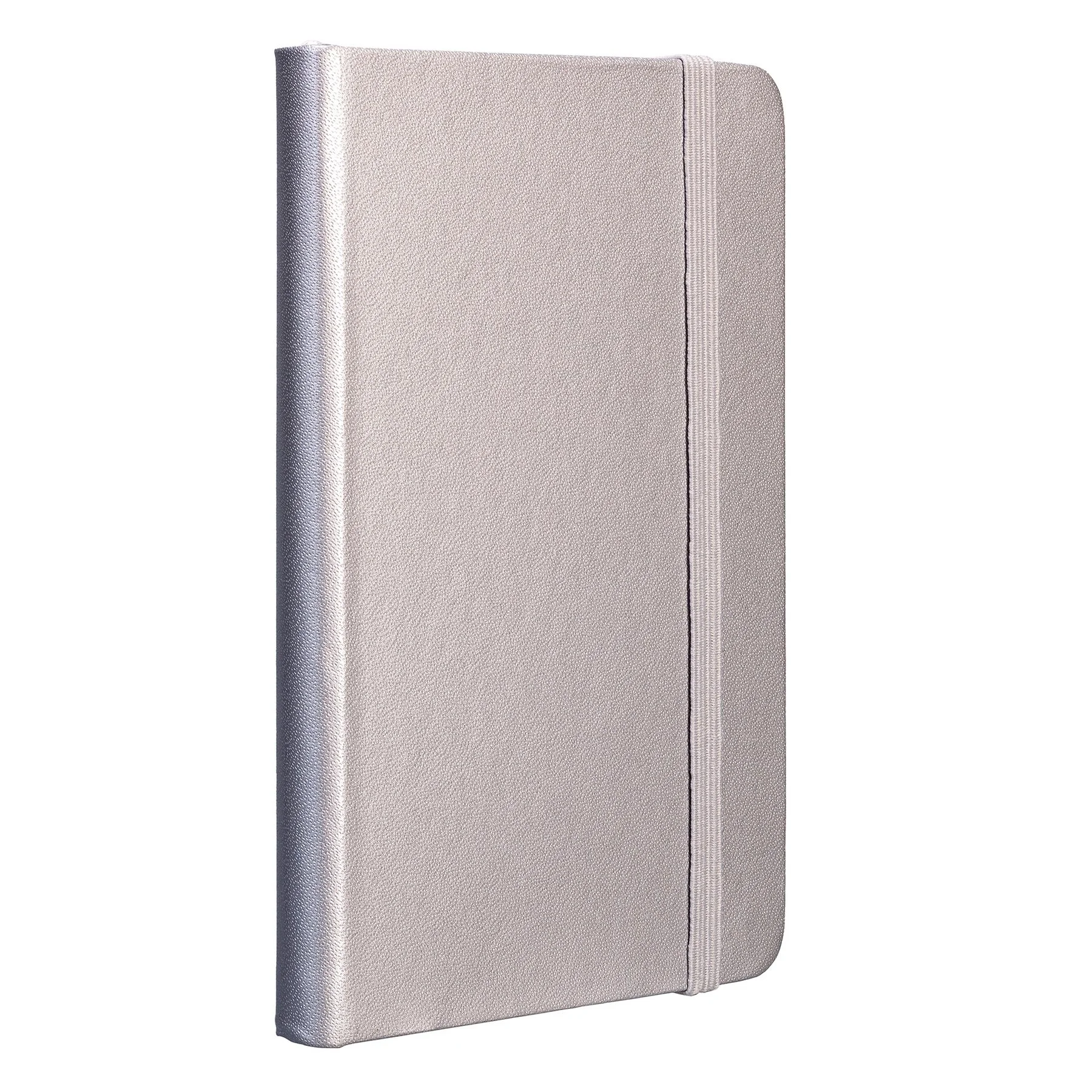TOPS Notebook Attendant, A6, with elastic, offset paper, 80 sheets, silver