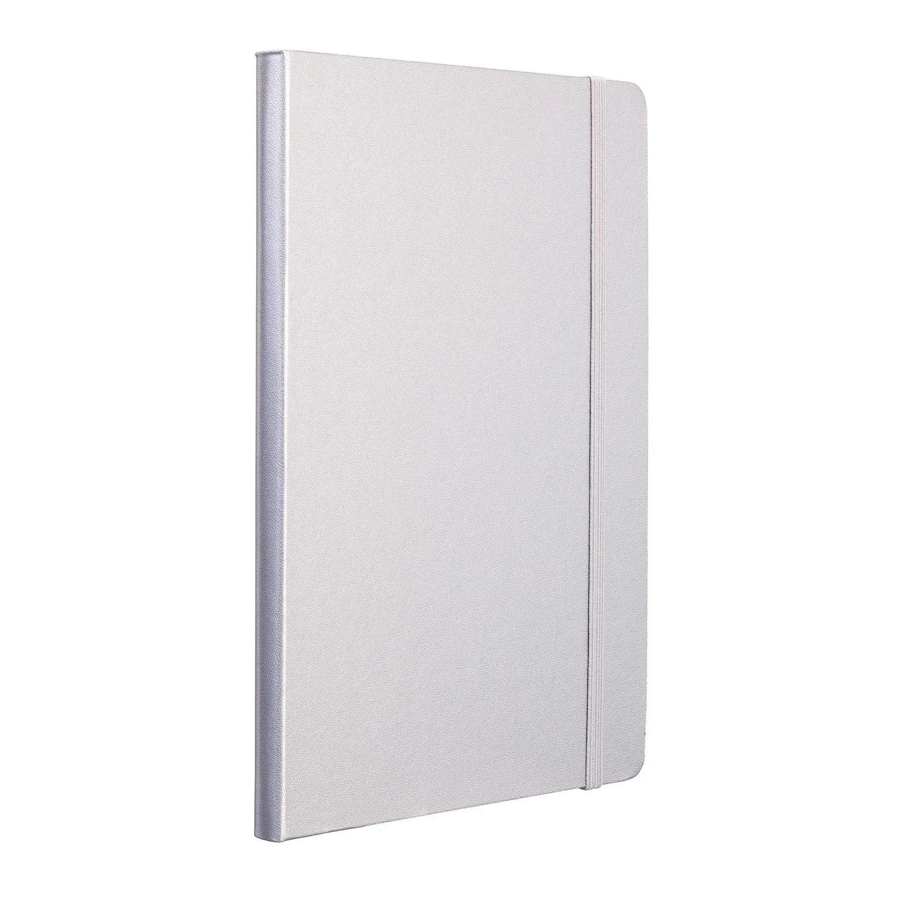 TOPS Notebook Attendant, A5, with elastic, offset paper, 80 sheets, silver color