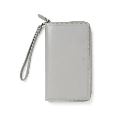 Filofax Organizer Malden Personal, with zipper, stone