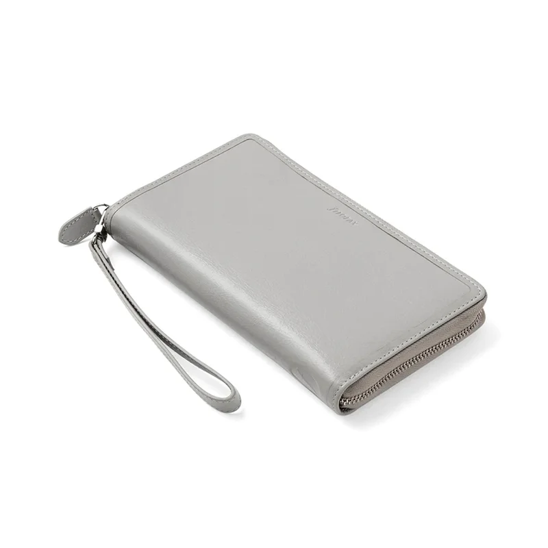 Filofax Organizer Malden Personal, with zipper, stone